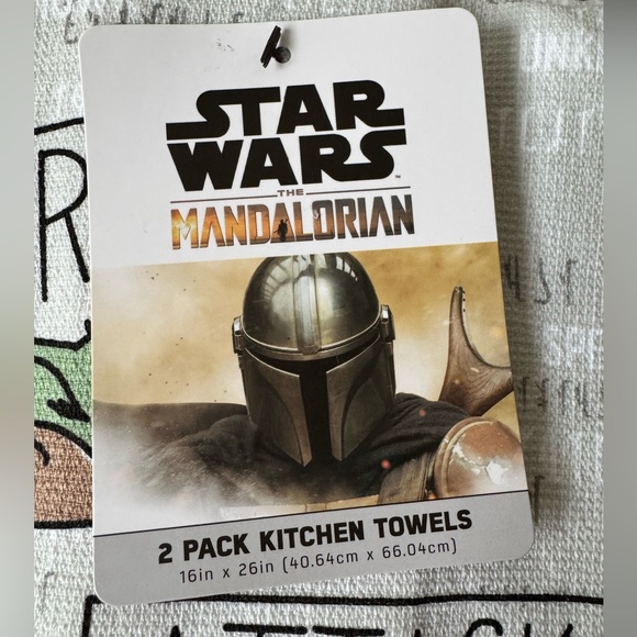 Disney Star Wars Grogu Kitchen Towels Set of 2 NWT - Picture 3 of 3